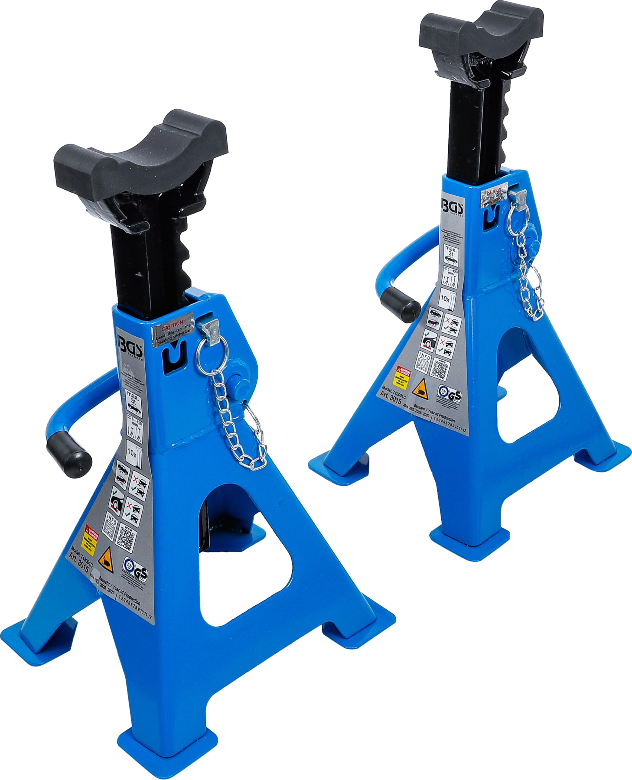 RGW Round board 3Leg stand SWJ 3.8L用 BGS 3015 | Axle Stands | load capacity 3000 kg / pair | stroke 276